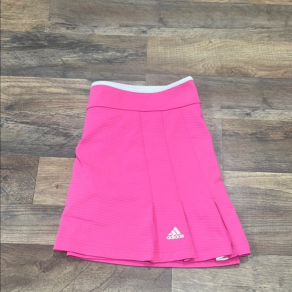 Adidas Pink Skater Mini Skirt Athletic Pleated - Picture 8 of 16